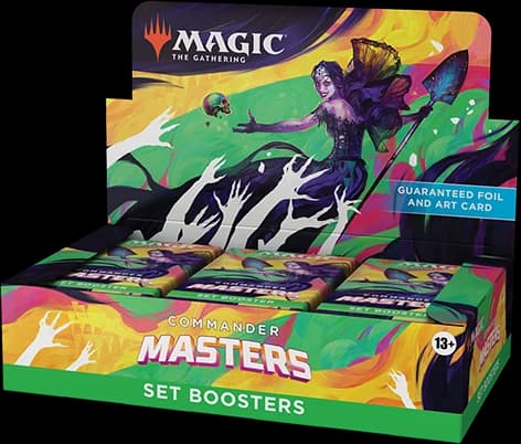 Caixa Set Booster Commander Masters