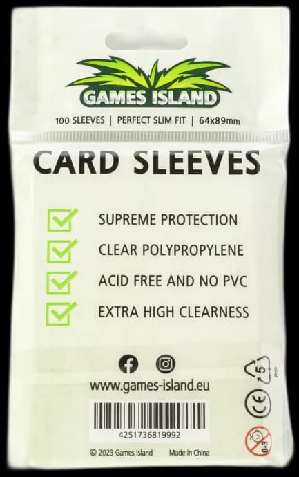 Sleeves Interiores Games Island Perfect Slim Fit (100)